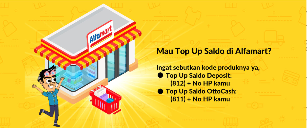 Top Up Saldo Deposit Melalui Alfamart