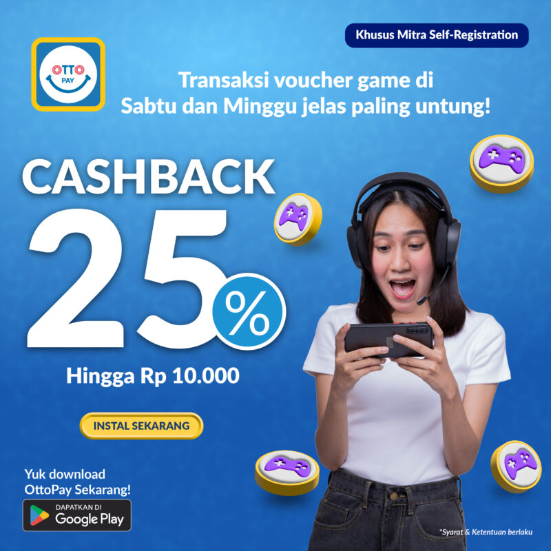 Cashback Voucher Game 2 Unlimited OttoPay